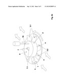 Device for transforming the motion of a water flow into electricity diagram and image