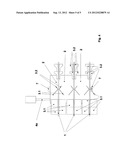 Device for transforming the motion of a water flow into electricity diagram and image