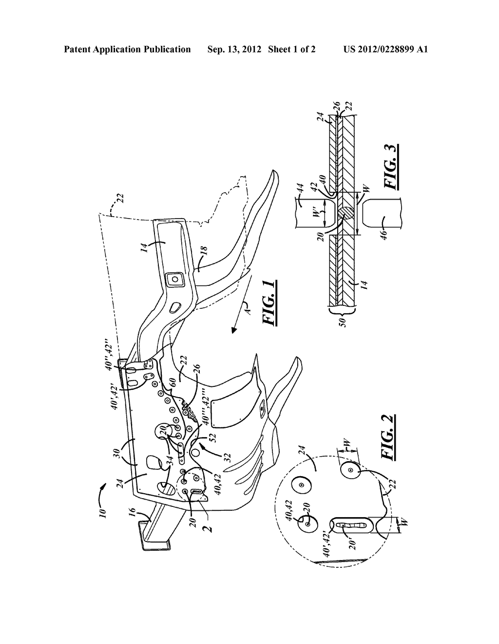 VEHICLE PANEL ASSEMBLY AND METHOD OF ATTACHING THE SAME - diagram, schematic, and image 02