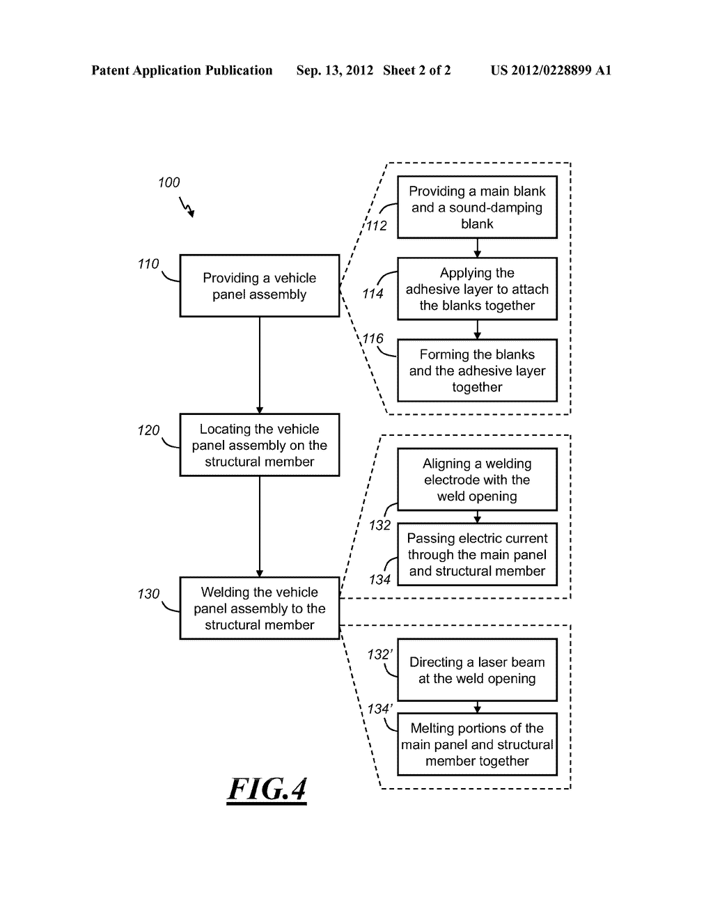 VEHICLE PANEL ASSEMBLY AND METHOD OF ATTACHING THE SAME - diagram, schematic, and image 03