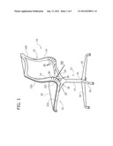 CHAIR WITH TILTING BACKREST diagram and image