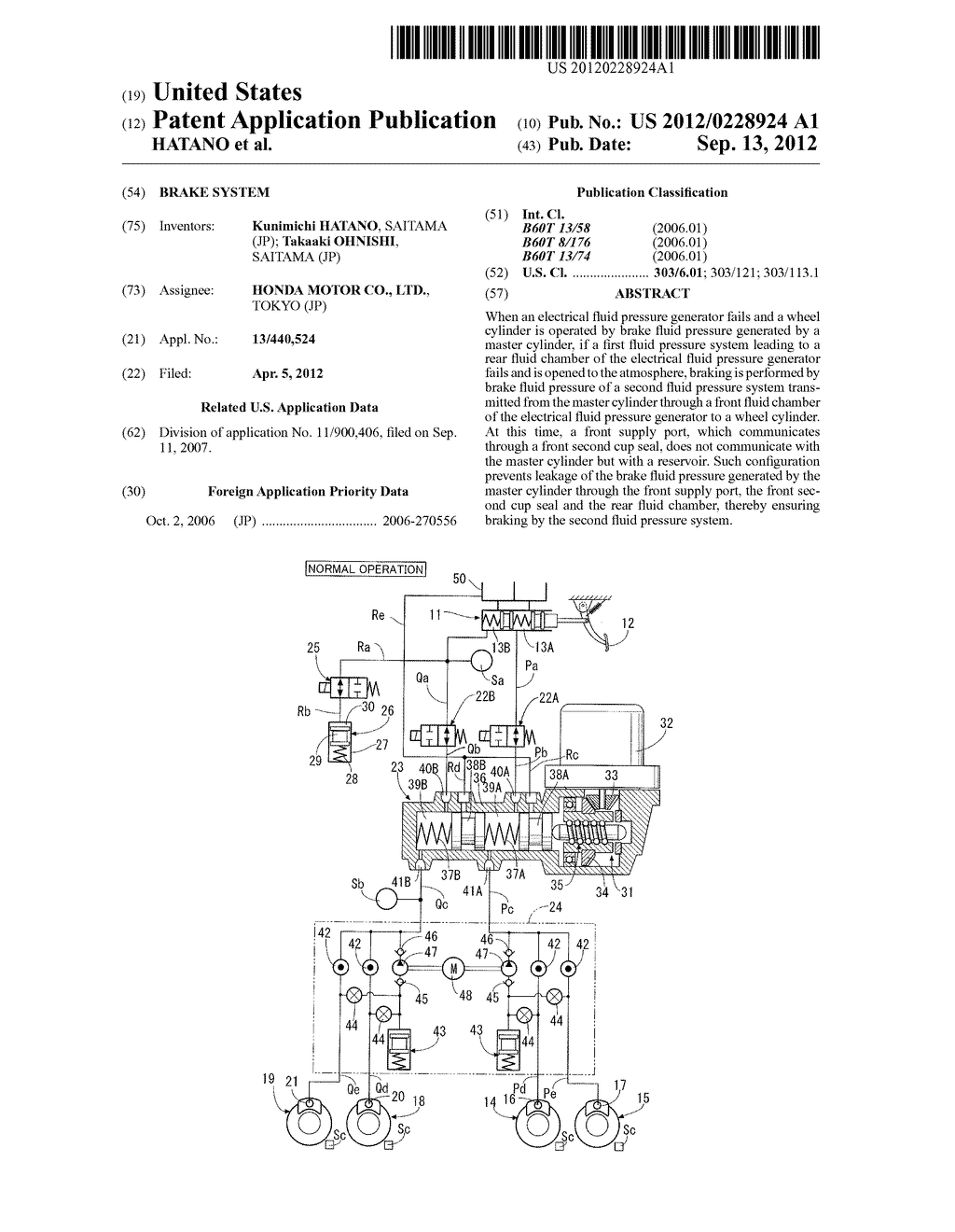 BRAKE SYSTEM - diagram, schematic, and image 01