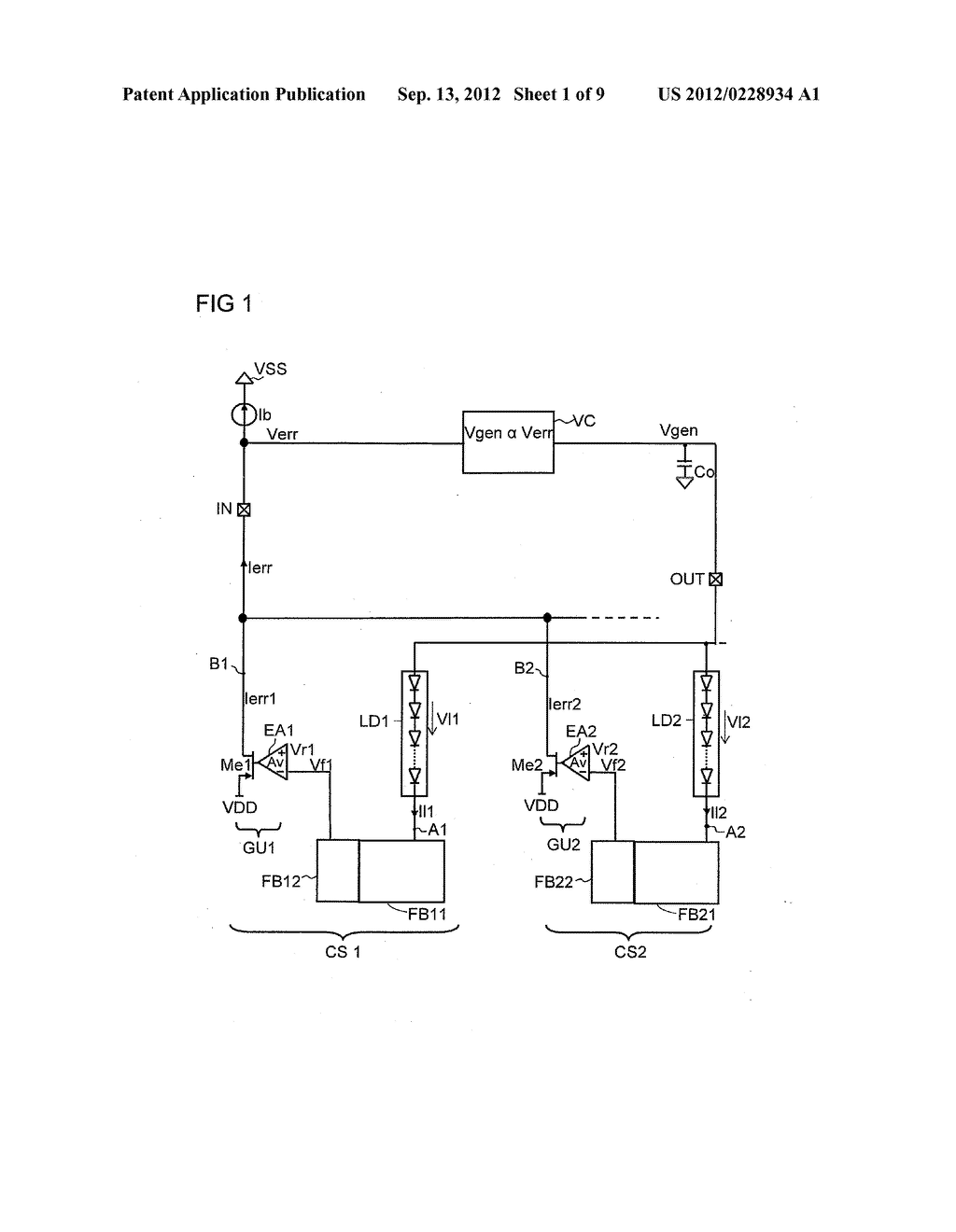 Multi-Current Source and Method for Regulating Current - diagram, schematic, and image 02