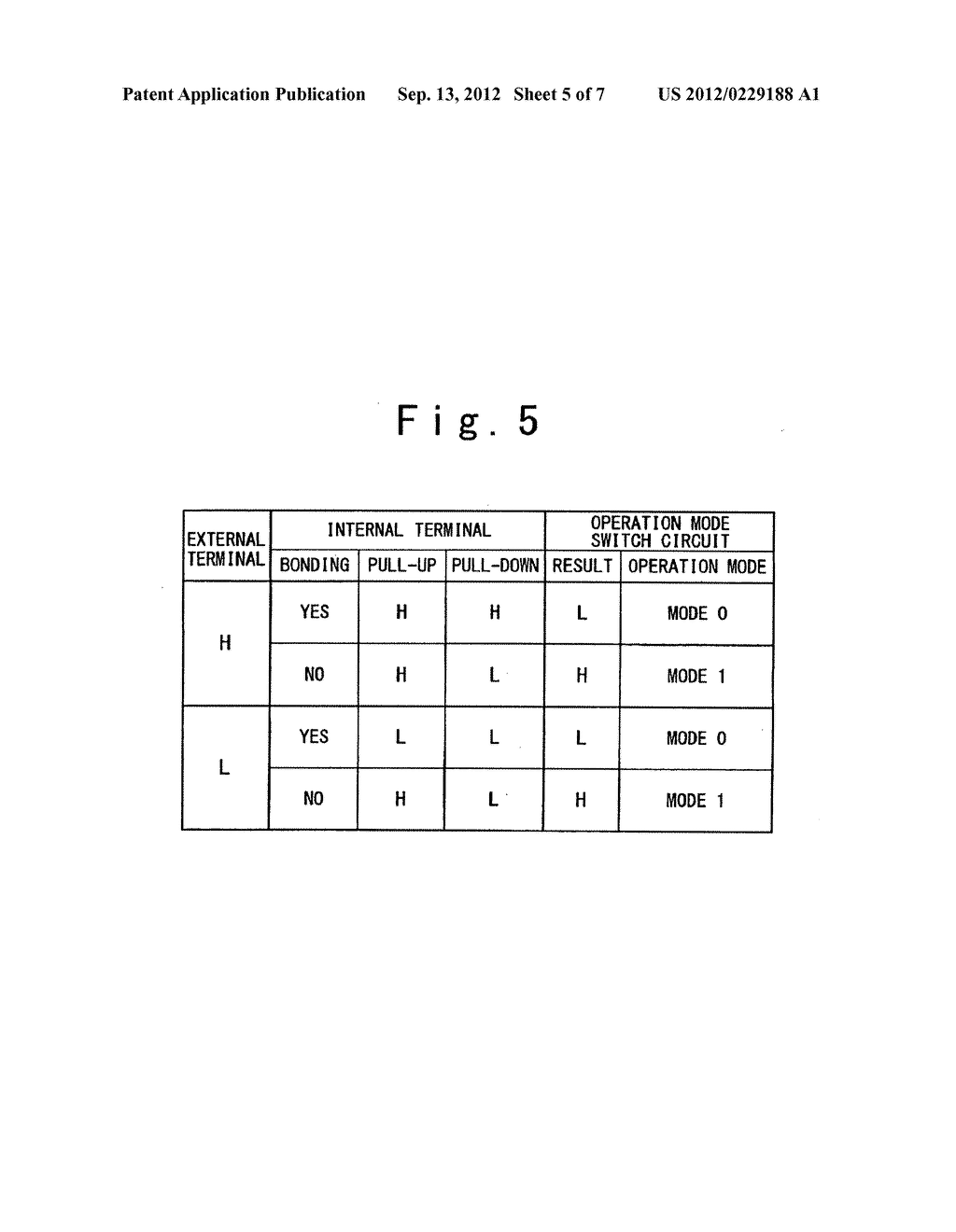 SEMICONDUCTOR DEVICE AND OPERATION MODE SWITCH METHOD - diagram, schematic, and image 06