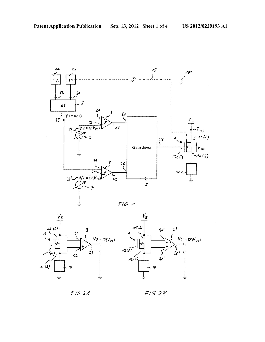 System and Method for Temperature Based Control of a Power Semiconductor     Circuit - diagram, schematic, and image 02