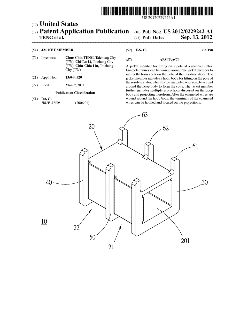 JACKET MEMBER - diagram, schematic, and image 01