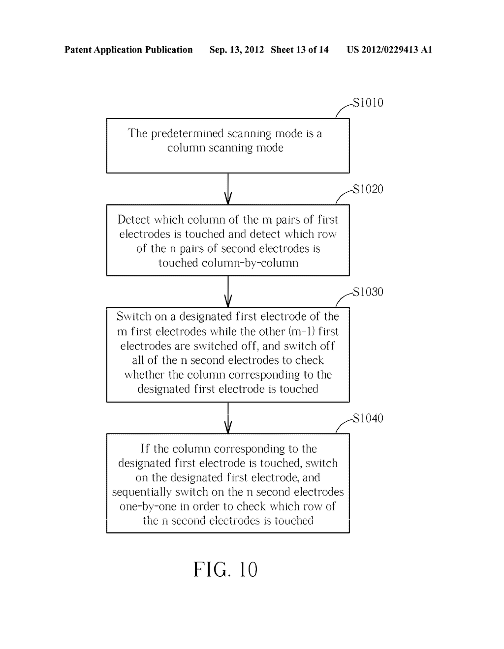 RESISTIVE MULTI-TOUCH DEVICE AND METHOD FOR DETECTING TOUCHED POINTS OF     THE RESISTIVE MULTI-TOUCH DEVICE THEREOF - diagram, schematic, and image 14