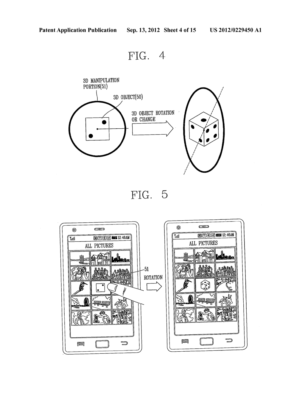 MOBILE TERMINAL AND 3D OBJECT CONTROL METHOD THEREOF - diagram, schematic, and image 05