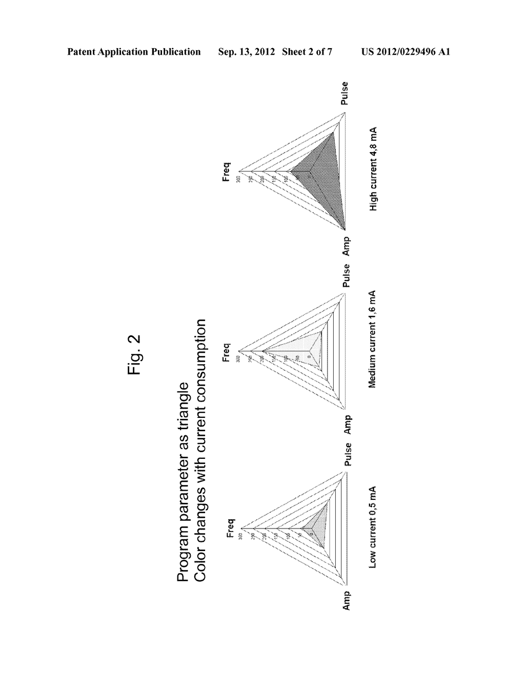 METHOD FOR GRAPHICAL DISPLAY AND MANIPULATION OF PROGRAM PARAMETERS ON A     CLINICAL PROGRAMMER FOR IMPLANTED DEVICES AND CLINICAL PROGRAMMER     APPARATUS - diagram, schematic, and image 03