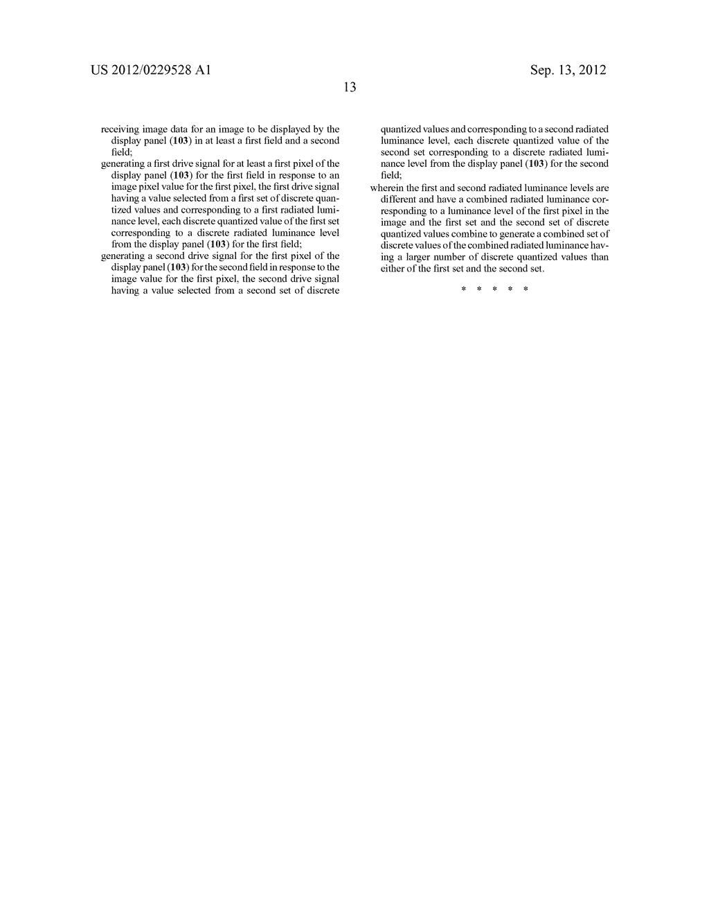 LUMINANCE CONTROL FOR PIXELS OF A DISPLAY PANEL - diagram, schematic, and image 17