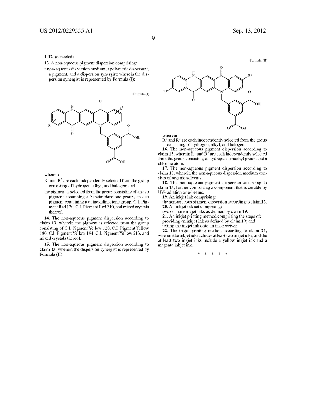 NON-AQUEOUS PIGMENT DISPERSIONS USING DISPERSION SYNERGISTS - diagram, schematic, and image 10