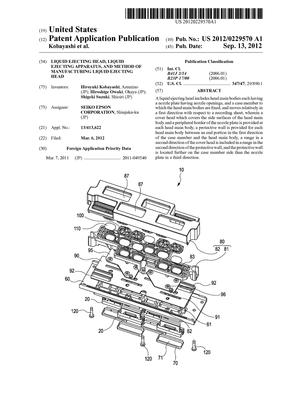 LIQUID EJECTING HEAD, LIQUID EJECTING APPARATUS, AND METHOD OF     MANUFACTURING LIQUID EJECTING HEAD - diagram, schematic, and image 01