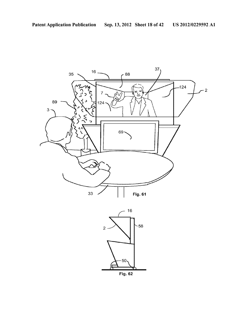 3-D Displays and Telepresence Systems and Methods Therefore - diagram, schematic, and image 19