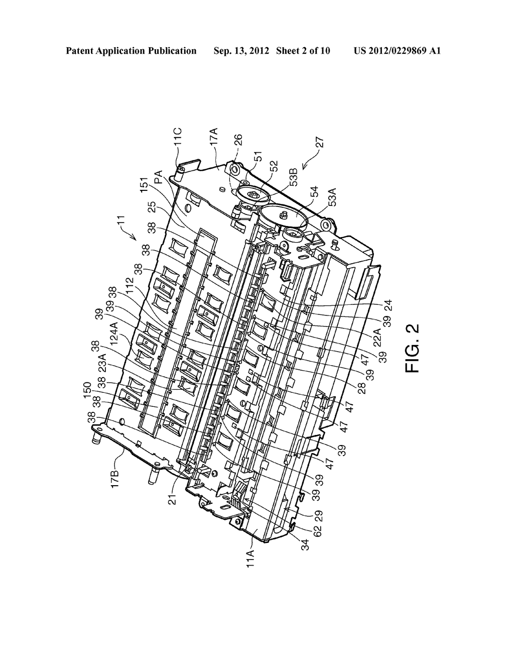 OPTICAL READING DEVICE AND CONTROL METHOD FOR AN OPTICAL READING DEVICE - diagram, schematic, and image 03