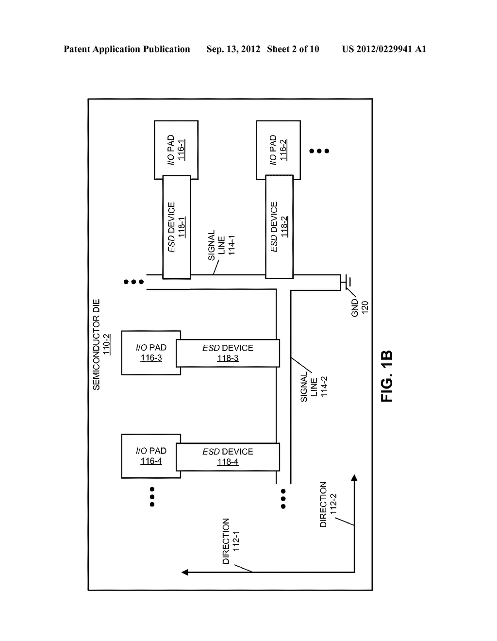 SEMICONDUCTOR DIE WITH INTEGRATED ELECTRO-STATIC DISCHARGE DEVICE - diagram, schematic, and image 03