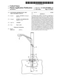 Foundation member with cable theft deterrent device diagram and image