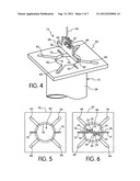 Foundation member with cable theft deterrent device diagram and image