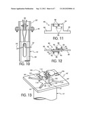 Foundation member with cable theft deterrent device diagram and image