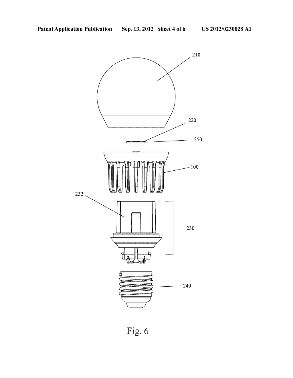 HEAT SINK DEVICE FOR LAMP AND LED LAMP COMPRISING THE SAME - diagram, schematic, and image 05