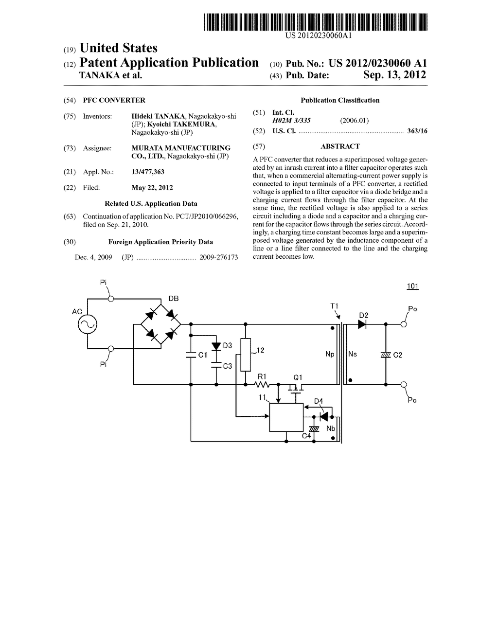 PFC CONVERTER - diagram, schematic, and image 01