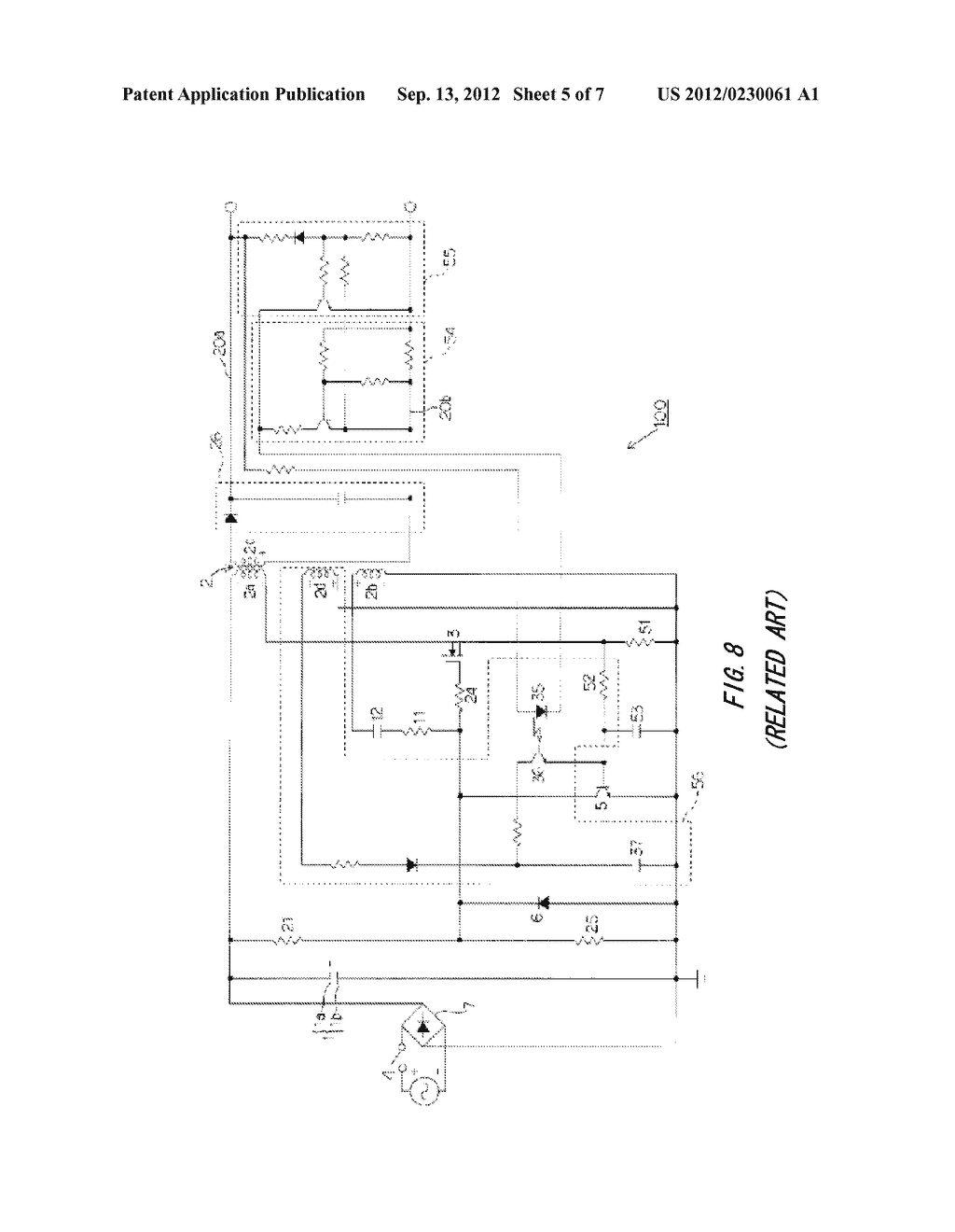 SELF-EXCITED SWITCHING POWER SUPPLY CIRCUIT - diagram, schematic, and image 06