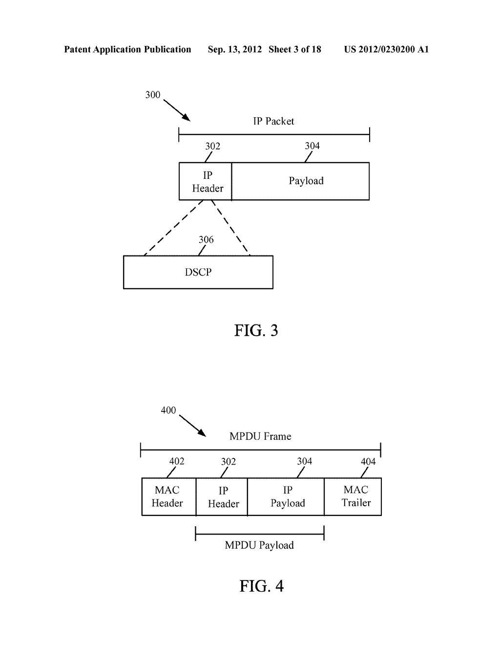 PROVIDING MULTIPLE RETRANSMISSION POLICIES FOR A SINGLE DATA STREAM BY     MAPPING DIFFERENTIATED SERVICES CODE POINT (DSCP) BIT FIELDS TO MEDIA     ACCESS CONTROL PROTOCOL DATA UNIT (MPDU) BIT FIELDS - diagram, schematic, and image 04