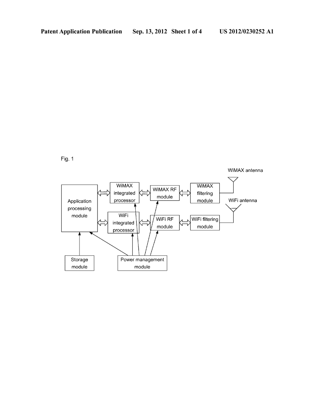 Apparatus and method for suppressing interference caused by coexistent of     WIMAX and  WIFI - diagram, schematic, and image 02