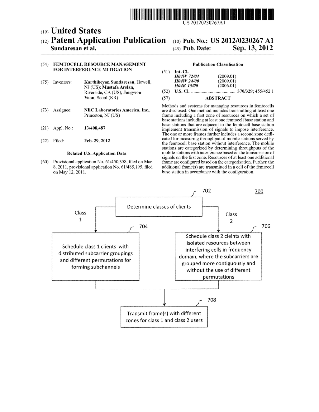 FEMTOCELL RESOURCE MANAGEMENT FOR INTERFERENCE MITIGATION - diagram, schematic, and image 01