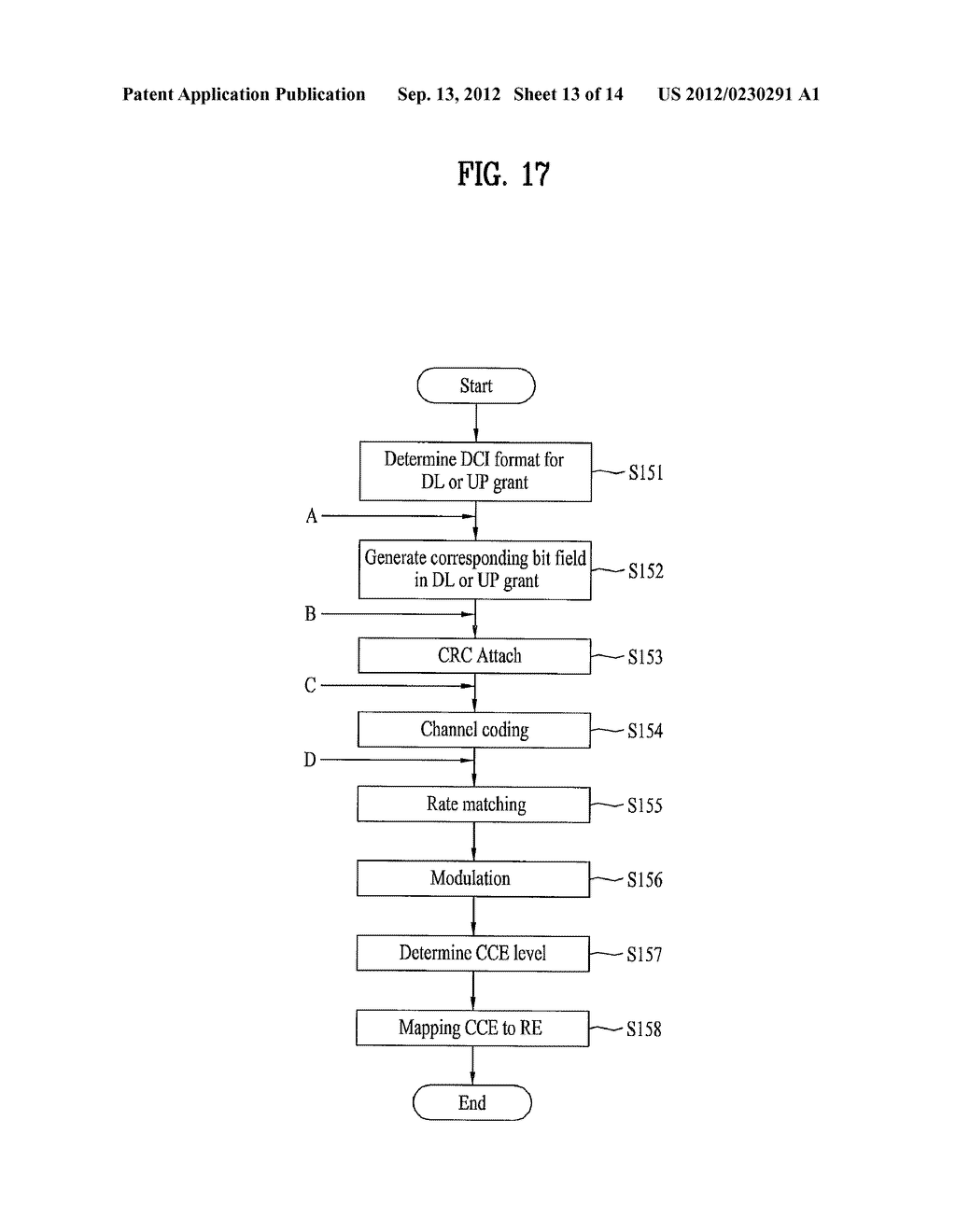 METHOD AND APPARATUS FOR TRANSMITTING AN UPLINK OR DOWNLINK GRANT IN A     WIRELESS COMMUNICATION SYSTEM THAT SUPPORTS UPLINK AND DOWNLINK MIMO     SCHEMES - diagram, schematic, and image 14
