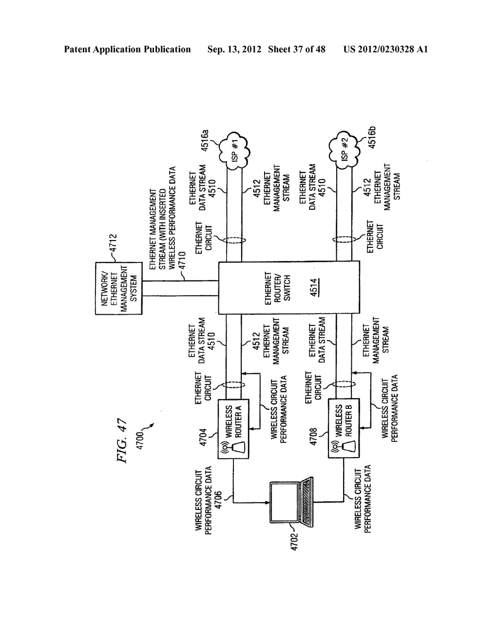 SYSTEM AND METHOD FOR USING DISTRIBUTED NETWORK PERFORMANCE INFORMATION     TABLES TO MANAGE NETWORK COMMUNICATIONS - diagram, schematic, and image 38