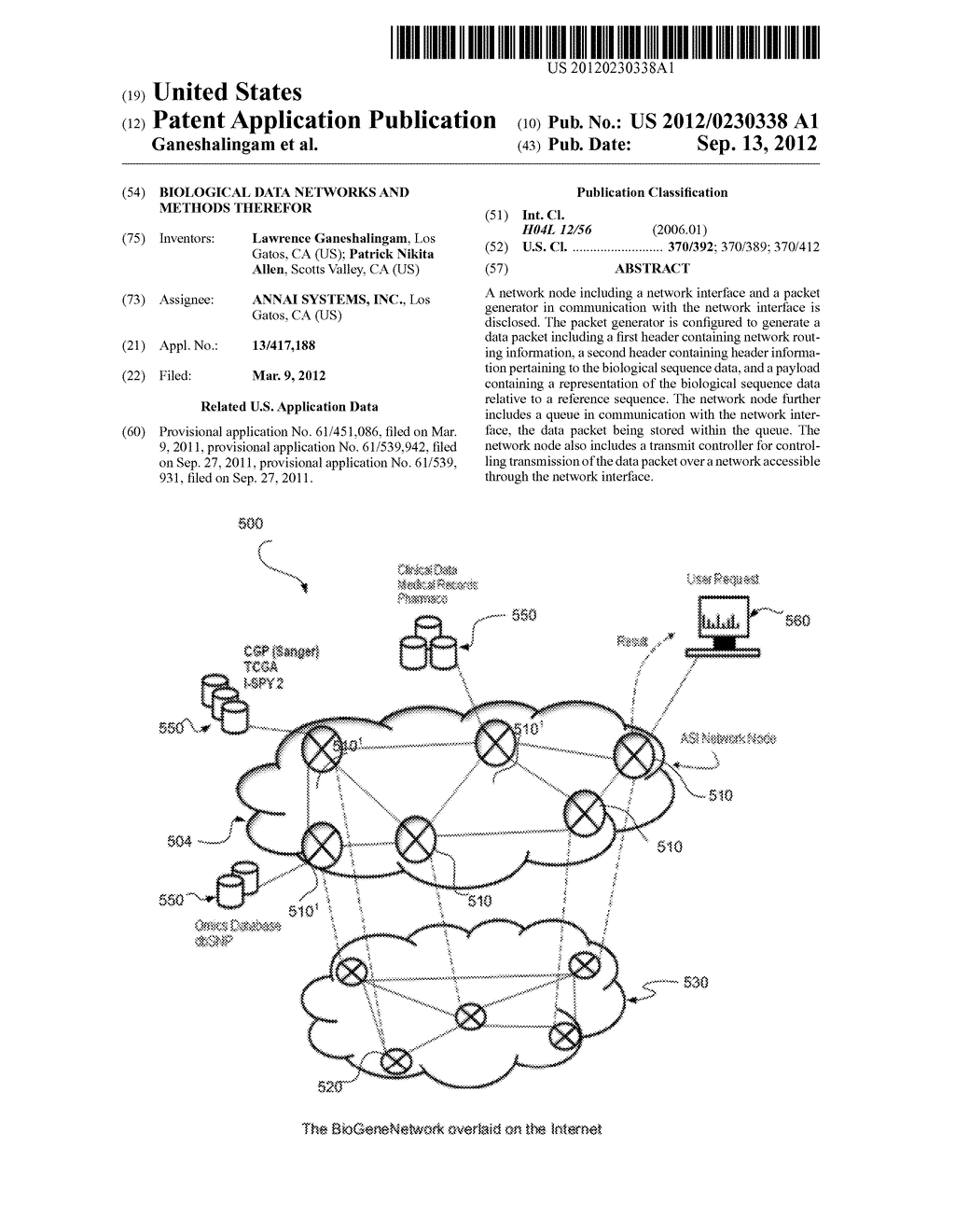 BIOLOGICAL DATA NETWORKS AND METHODS THEREFOR - diagram, schematic, and image 01