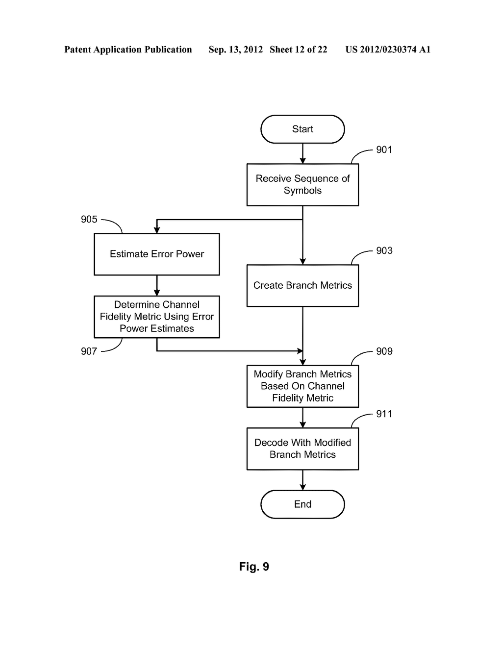 Chip blanking and processing in SCDMA to mitigate impulse and burst noise     and/or distortion - diagram, schematic, and image 13