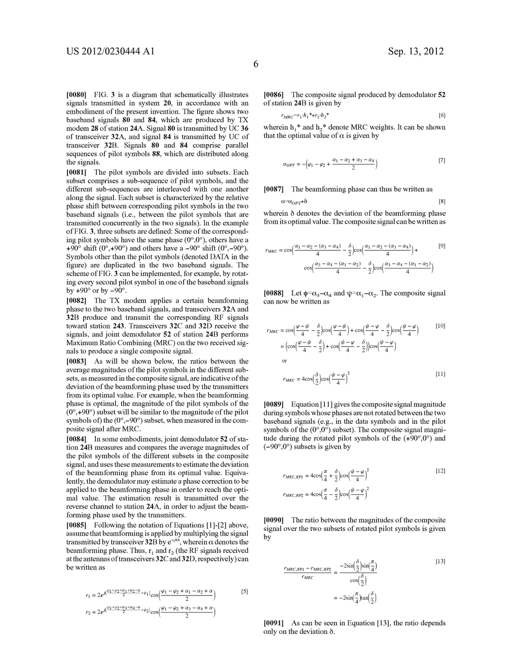 BEAMFORMING IN MIMO COMMUNICATION SYSTEMS - diagram, schematic, and image 11