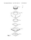 AUTO FOCUS-ZOOM ACTUATOR OR CAMERA MODULE CONTAMINATION REDUCTION FEATURE     WITH INTEGRATED PROTECTIVE MEMBRANE diagram and image