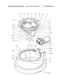 AUXILIARY ACTUATION DEVICE, HOUSING AND ROTARY LOCKING DEVICE FOR A MOTOR     VEHICLE diagram and image