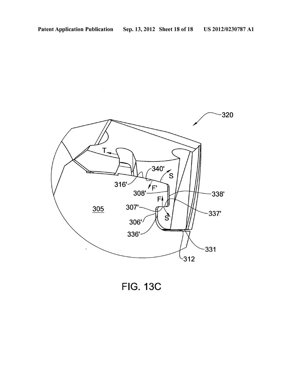 CUTTING TOOL, CUTTING TOOL HOLDER, AND A CUTTING INSERT THEREFOR - diagram, schematic, and image 19