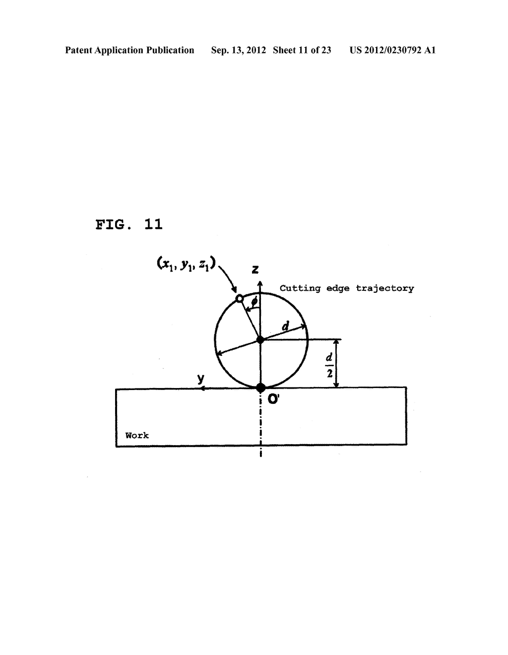 CUTTING MACHINING METHOD AND CUTTING MACHINING APPARATUS - diagram, schematic, and image 12