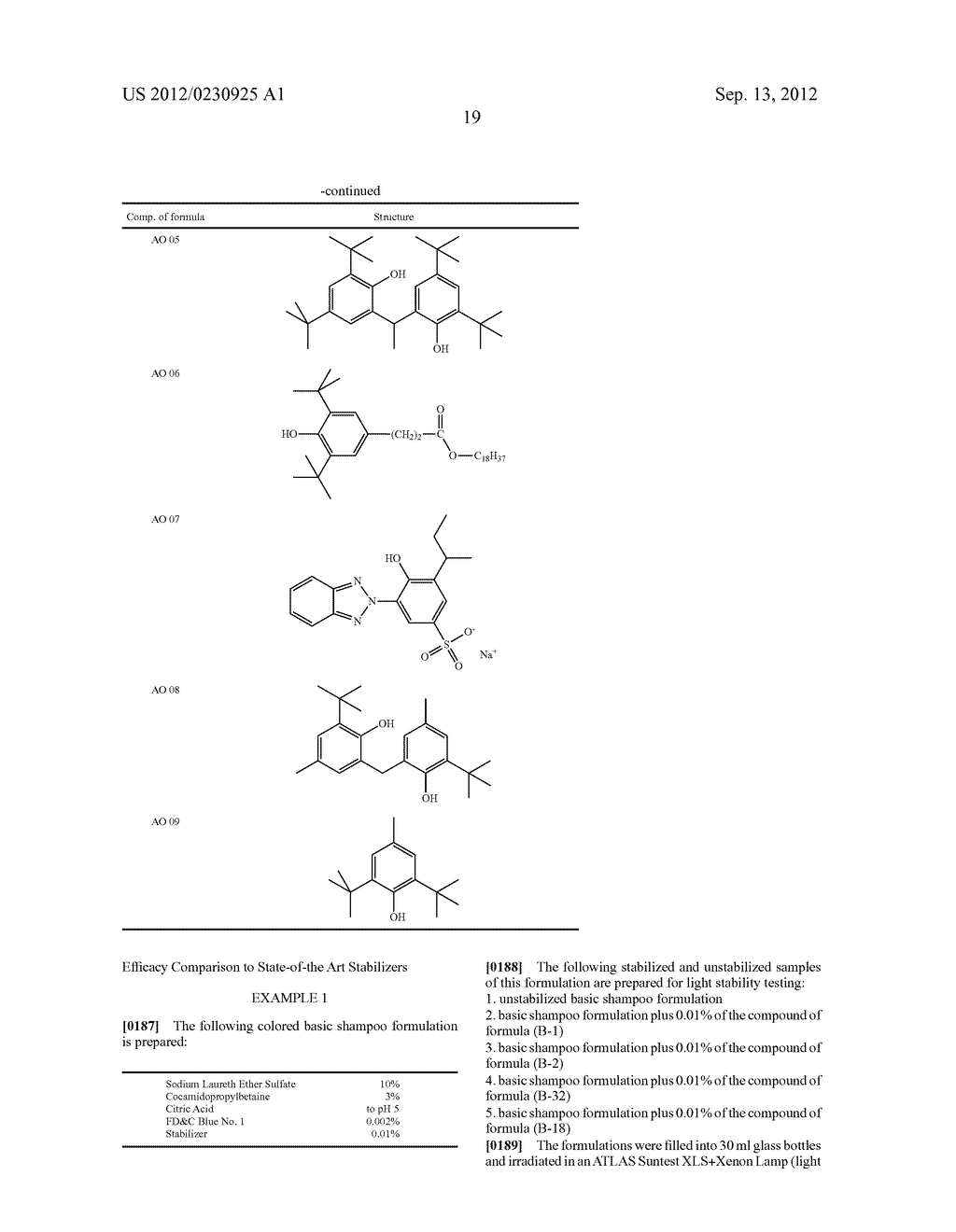 STABILIZATION OF HOUSEHOLD, BODY-CARE AND FOOD PRODUCTS BY USING     BENZOTROPOLONE CONTAINING PLANT EXTRACTS AND/OR RELATED BENZOTROPOLONE     DERIVATIVES - diagram, schematic, and image 20