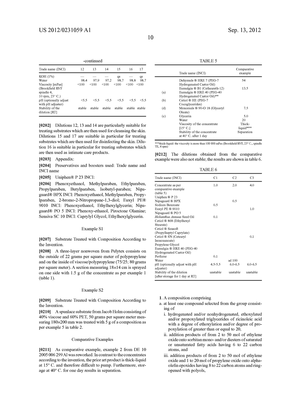 Concentrates For Treating Substrates - diagram, schematic, and image 11