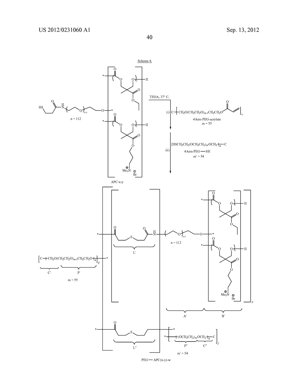 ANTIMICROBIAL HYDROGELS, METHODS OF PREPARATION THEREOF, AND ARTICLES     THEREFROM - diagram, schematic, and image 62