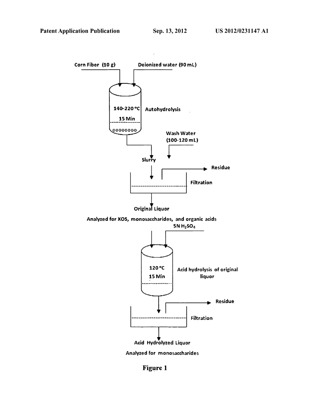 Xylo-oligosaccharides production by autohydrolysis of grain products - diagram, schematic, and image 02