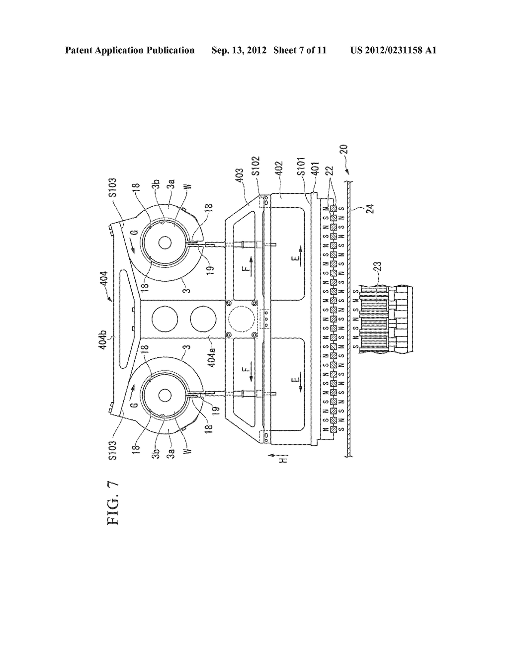 IN-LINE TYPE FILM FORMING APPARATUS AND METHOD FOR MANUFACTURING MAGNETIC     RECORDING MEDIUM - diagram, schematic, and image 08