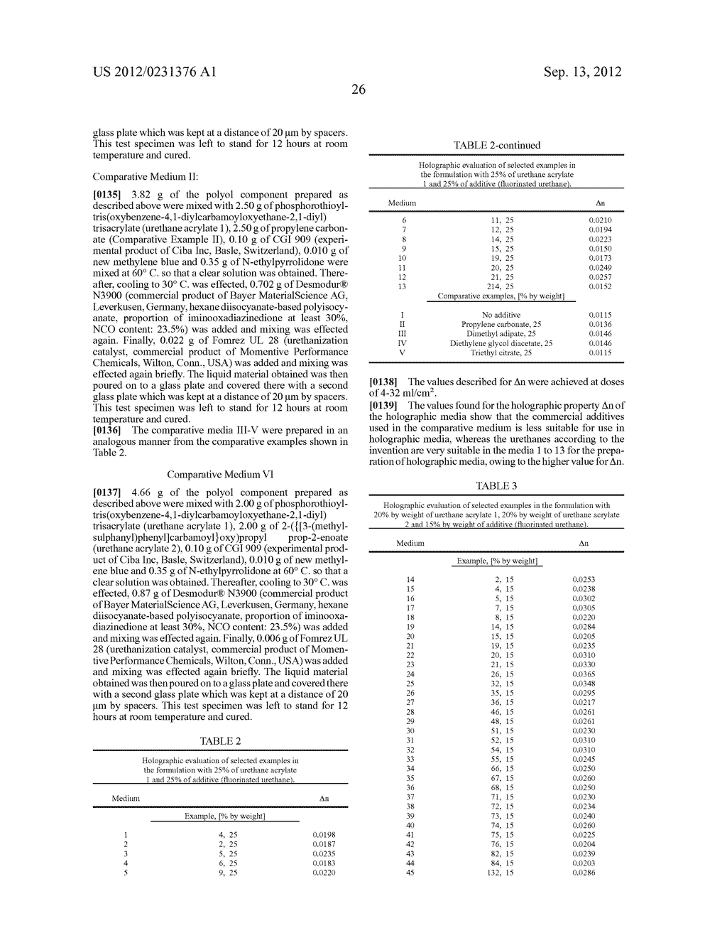 FLUOROURETHANE AS AN ADDITIVE IN A PHOTOPOLYMER FORMULATION - diagram, schematic, and image 28