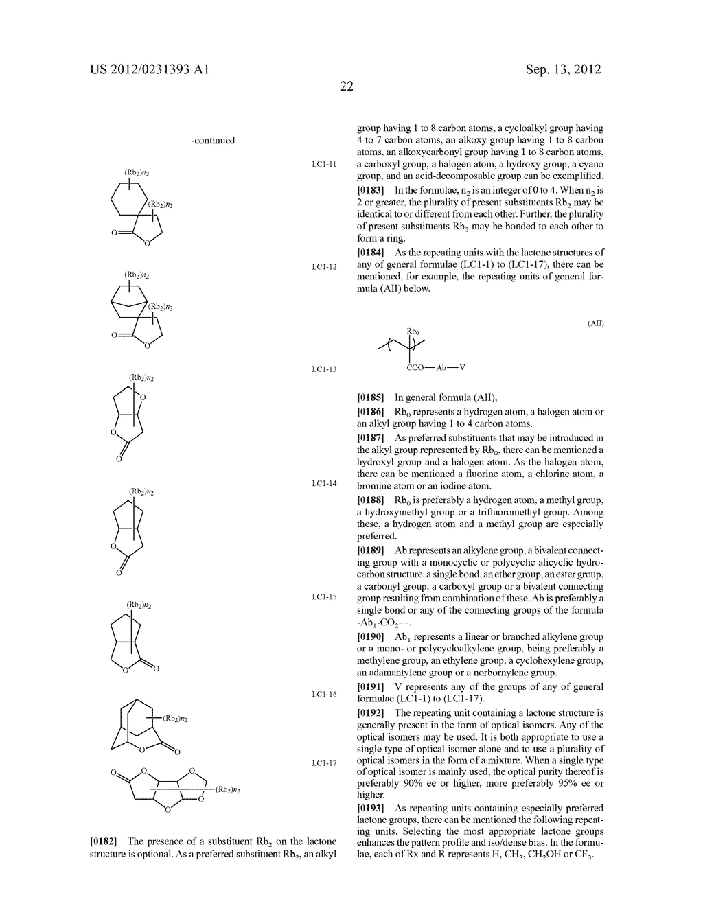 ACTINIC-RAY- OR RADIATION-SENSITIVE RESIN COMPOSITION AND METHOD OF     FORMING A PATTERN USING THE SAME - diagram, schematic, and image 23