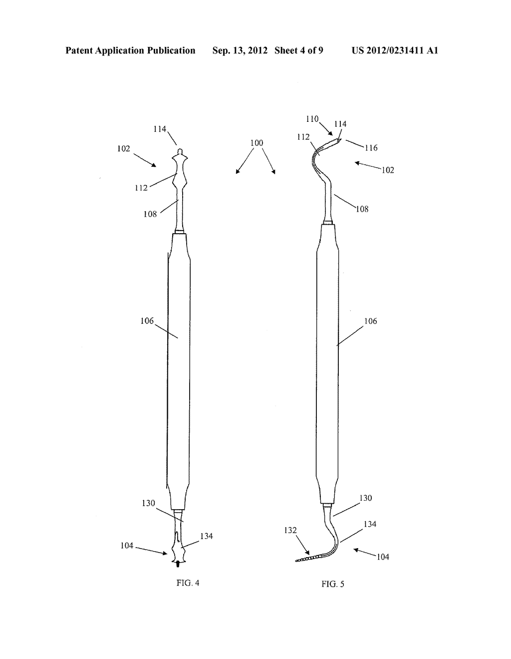 DENTAL PROBE WITH CURETTE - diagram, schematic, and image 05