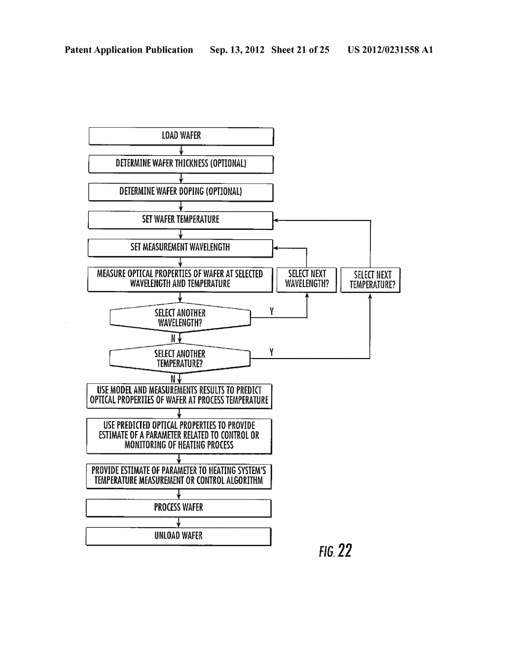 METHOD AND SYSTEM FOR DETERMINING OPTICAL PROPERTIES OF SEMICONDUCTOR     WAFERS - diagram, schematic, and image 22