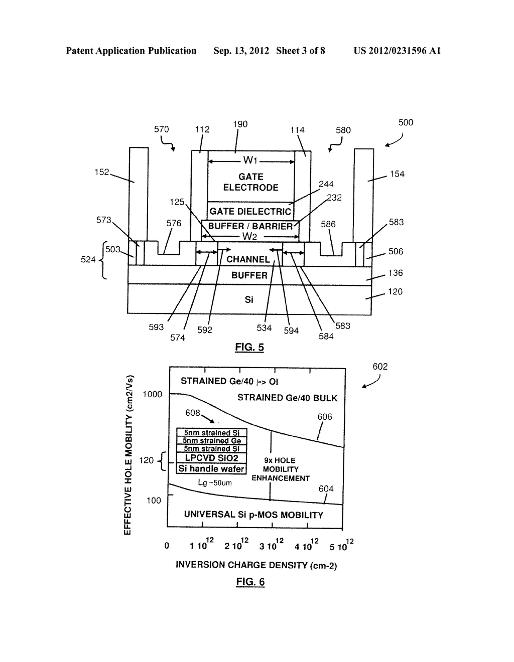 QUANTUM WELL MOSFET CHANNELS HAVING UNI-AXIAL STRAIN CAUSED BY METAL     SOURCE/DRAINS, AND CONFORMAL REGROWTH SOURCE/DRAINS - diagram, schematic, and image 04