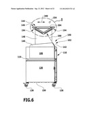 VAPOUR EXTRACTION DEVICE AND ACCOMMODATING DEVICE FOR AT LEAST ONE FOOD     PREPARATION UNIT INCORPORATING SUCH A VAPOUR EXTRACTION DEVICE diagram and image