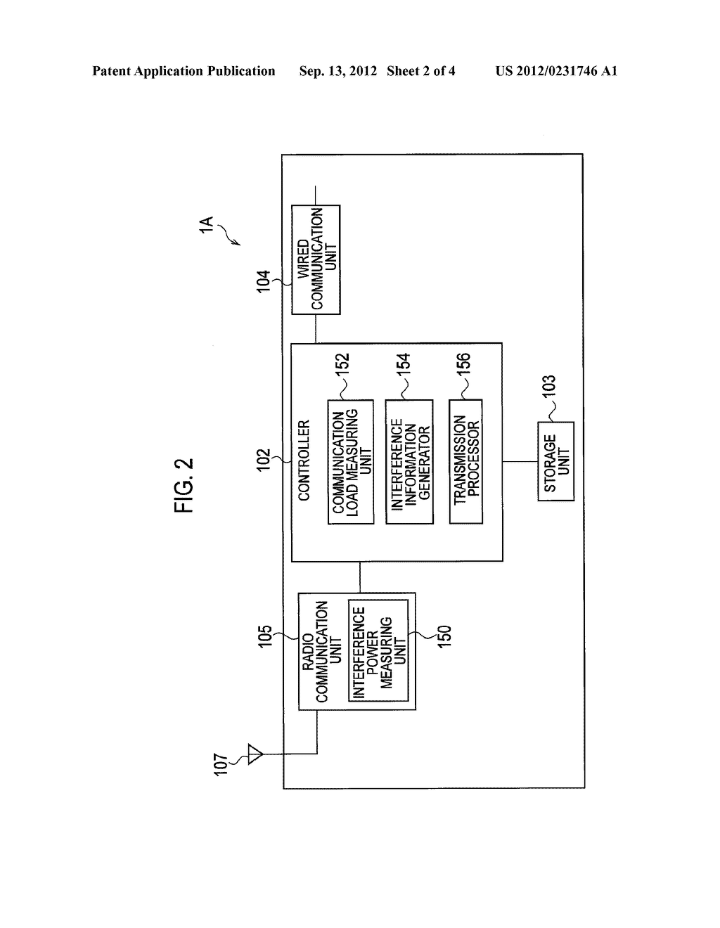 RADIO BASE STATION AND COMMUNICATION CONTROL METHOD - diagram, schematic, and image 03