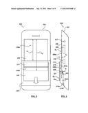 SLIDABLE PORTABLE ELECTRONIC DEVICE WITH KEYPAD PORTION ADAPTED FOR     COVERING DISPLAY diagram and image